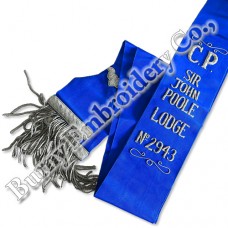 Regalia Hands Embroidered Bullion Wire Sash